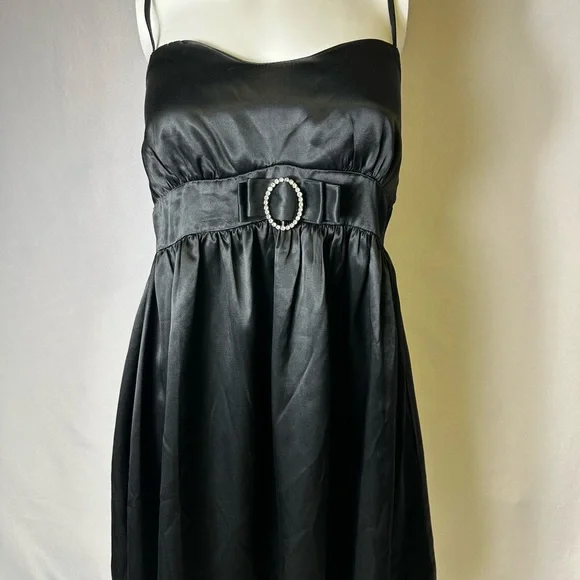 navy blue girls dress Scoop Satin Tulle Navy Blue Flower Girl Dresses with Belt  MyChicDress
